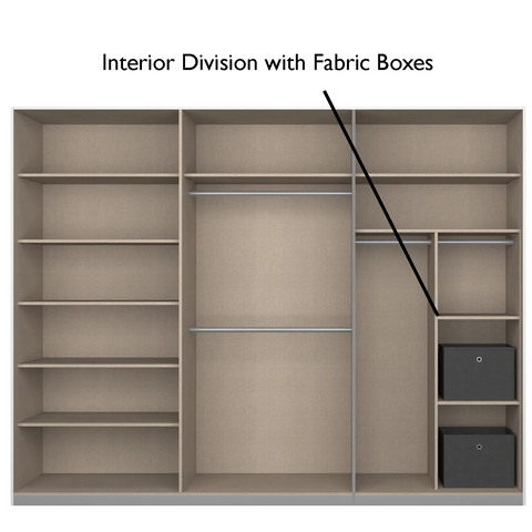 Interior Division for Rauch Wardrobes