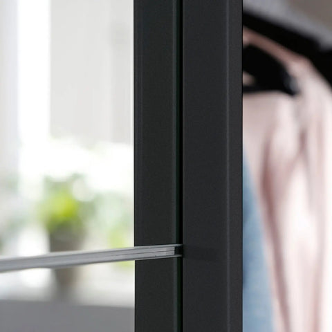 Mali Graphite & Mirror Sliding Door Wardrobe - 006