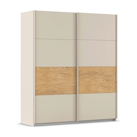 Rauch Malva 181cm Champagne Sliding Door Wardrobe