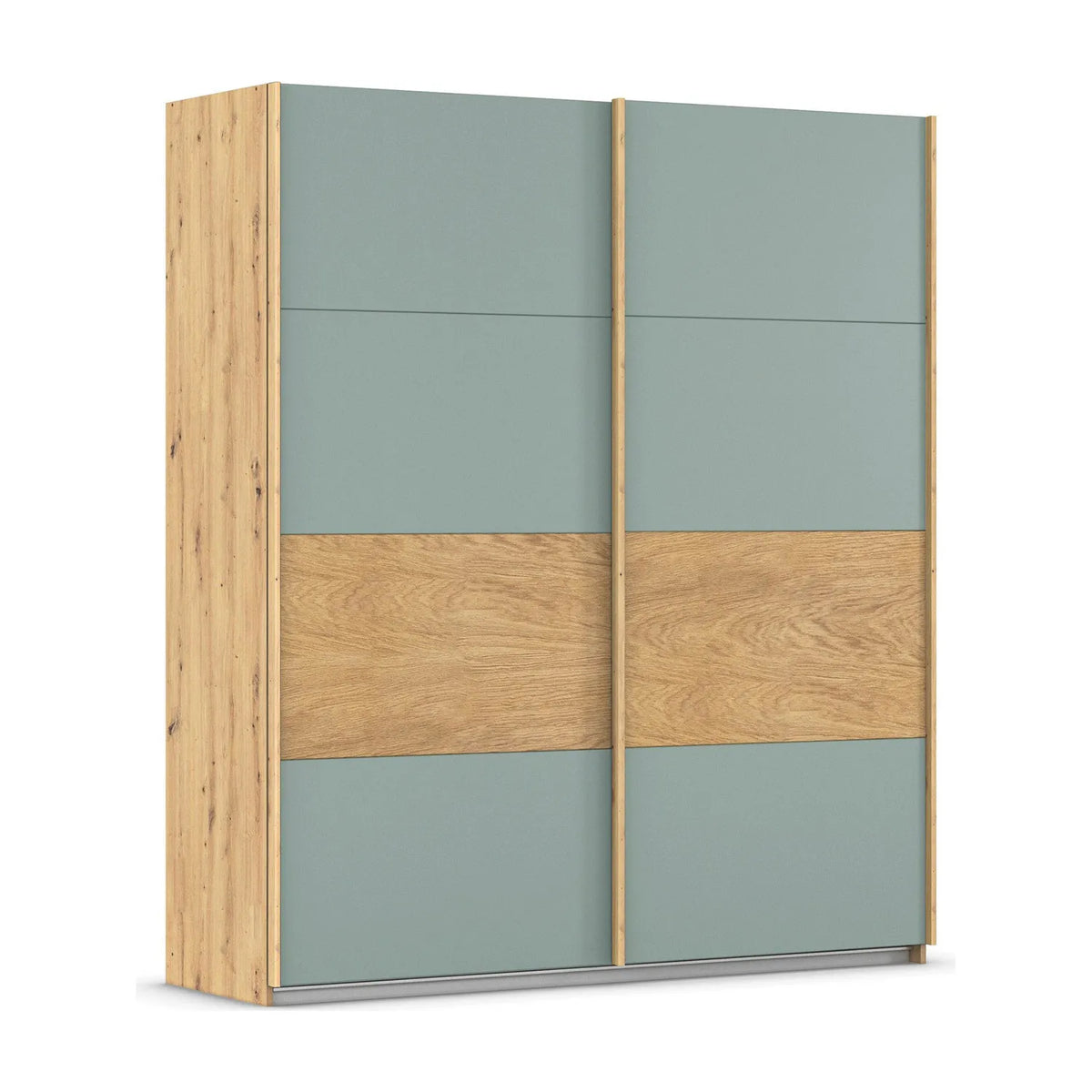 Rauch Malva 181cm Sage Green Sliding Door Wardrobe