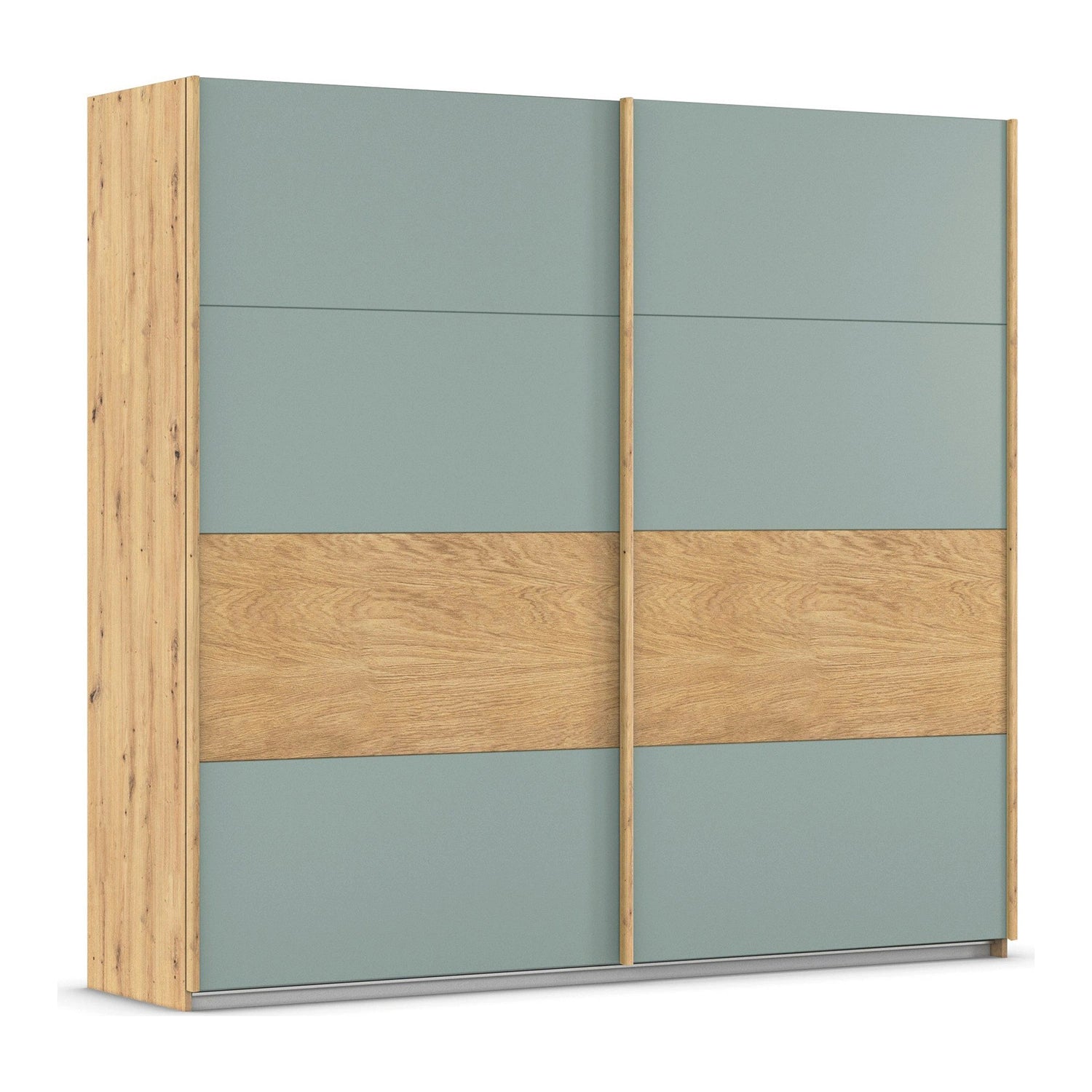 Rauch Malva 226cm Sage Green Sliding Door Wardrobe