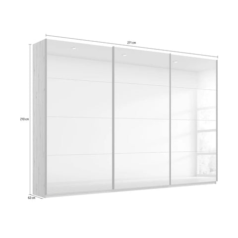 Large 271cm Sliding Door Wardrobe