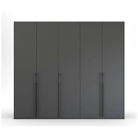 Kacey Pure 5 Door 251cm Wide Wardrobe