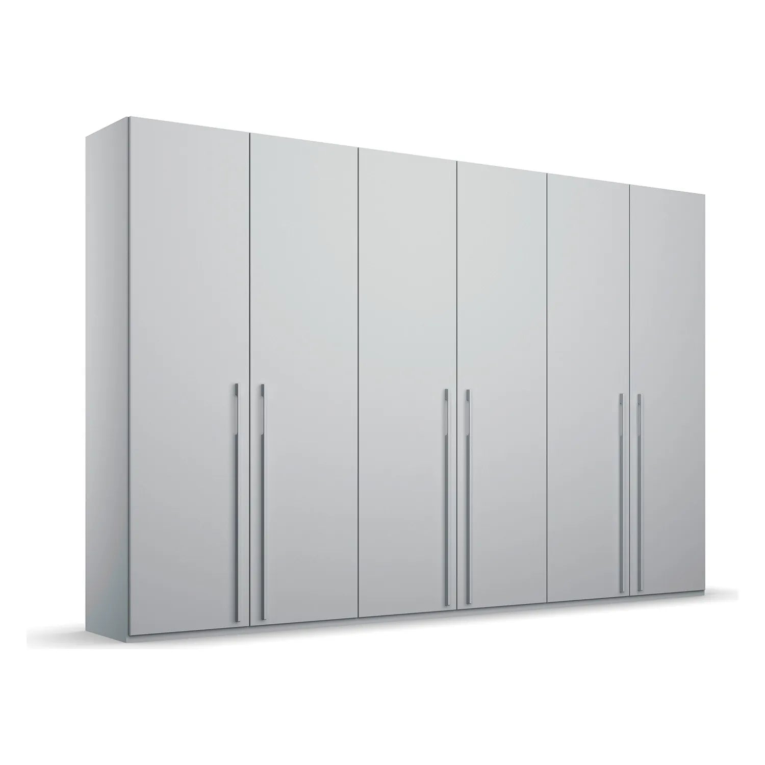 Rauch Kacey Pure Silk Grey 6 Door Large Wardrobe - Premium Interior