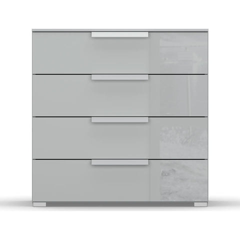 Rauch Perth 4 Drawer Silk Grey Glass Wide Chest