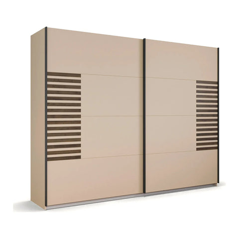 Vestro Champagne Decor Sliding Door Wardrobe