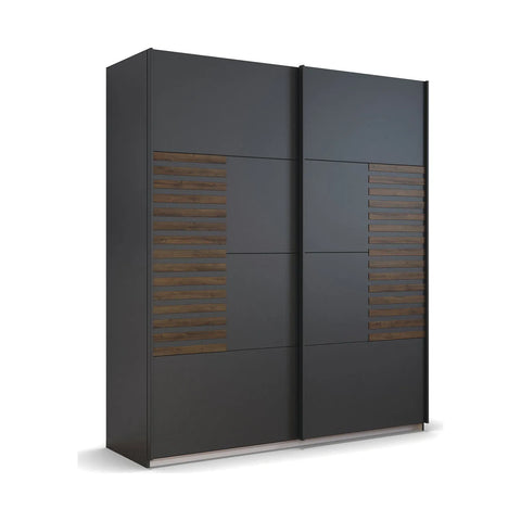 Small black Sliding Door Wardrobe