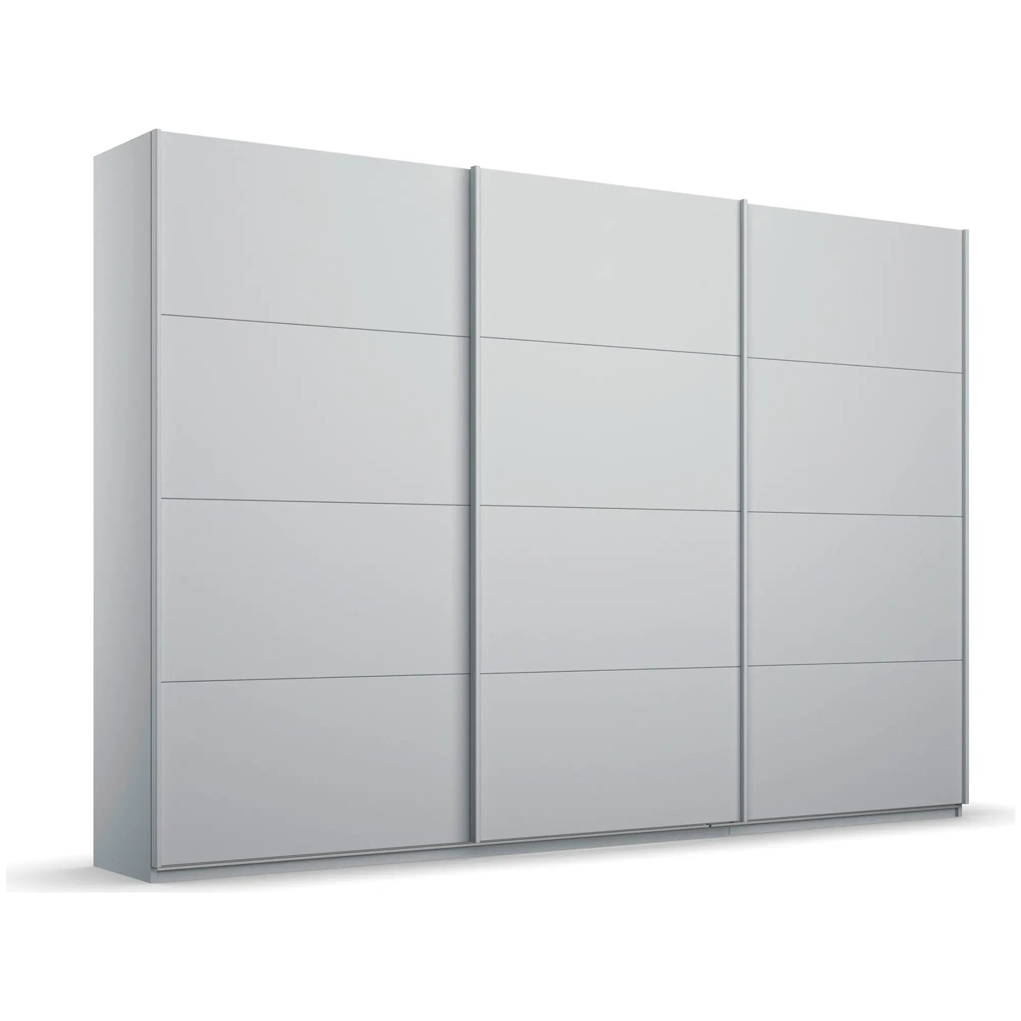 Forms Decor Silk Grey 3 Door Sliding Wardrobe - Pendle Village Furniture