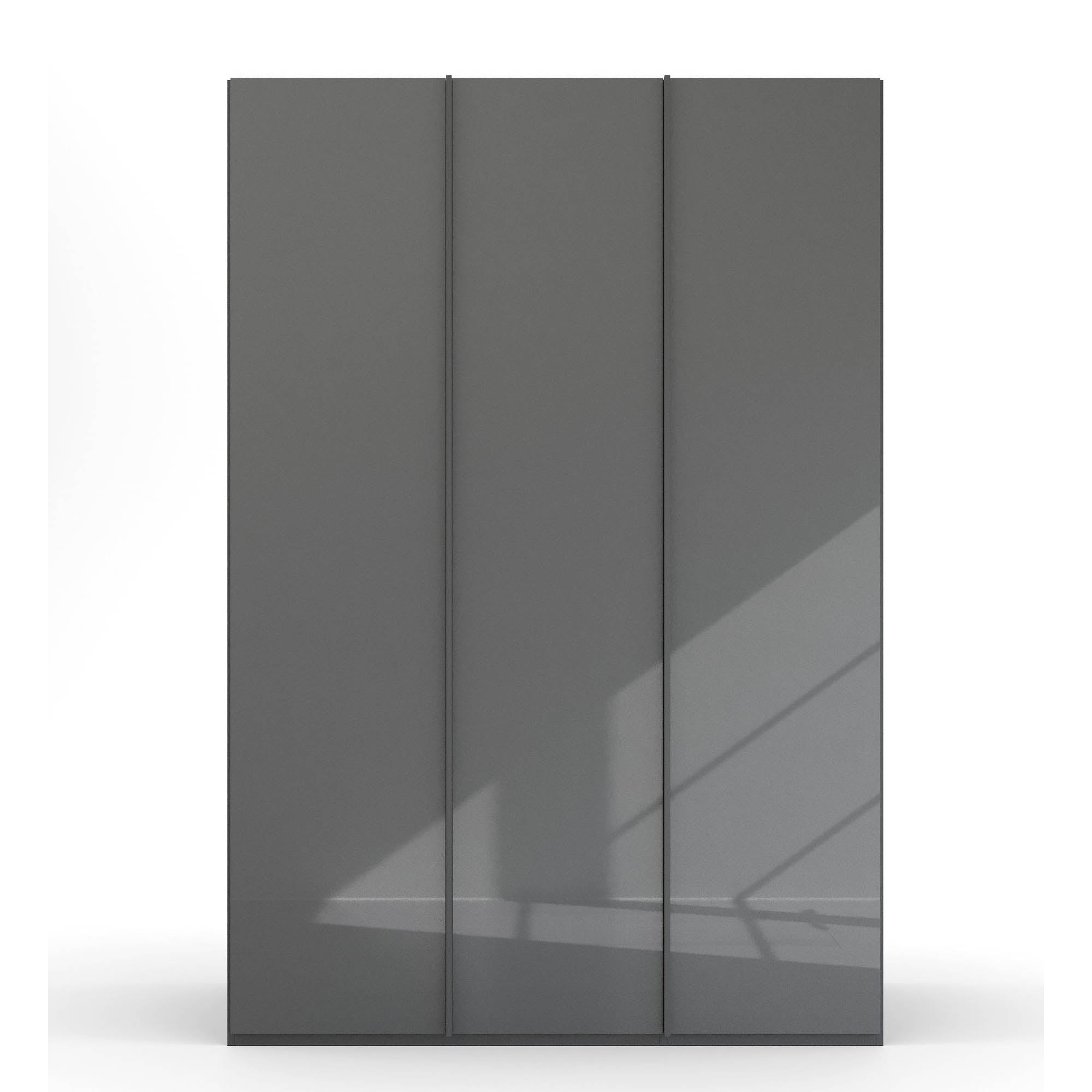 Symphony 151cm Glass 3 Door Wardrobe