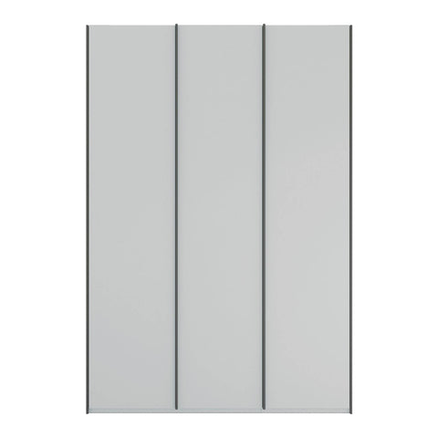 Rauch skat Meridian Silk Grey 3 Door Hinged Wardrobe, Size Width 151cm Height 223cm or 235 cm and Depth is 60cm. Comes with free delivery and assembly. Pay monthly Available - 001