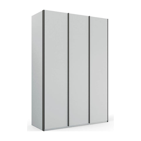 Rauch Kat Meridian silk Grey 3 Door Hinged Wardrobe, Size Width 151cm Height 223cm or 235 cm and Depth is 60cm. Comes with free delivery and assembly. Pay monthly Available - 002