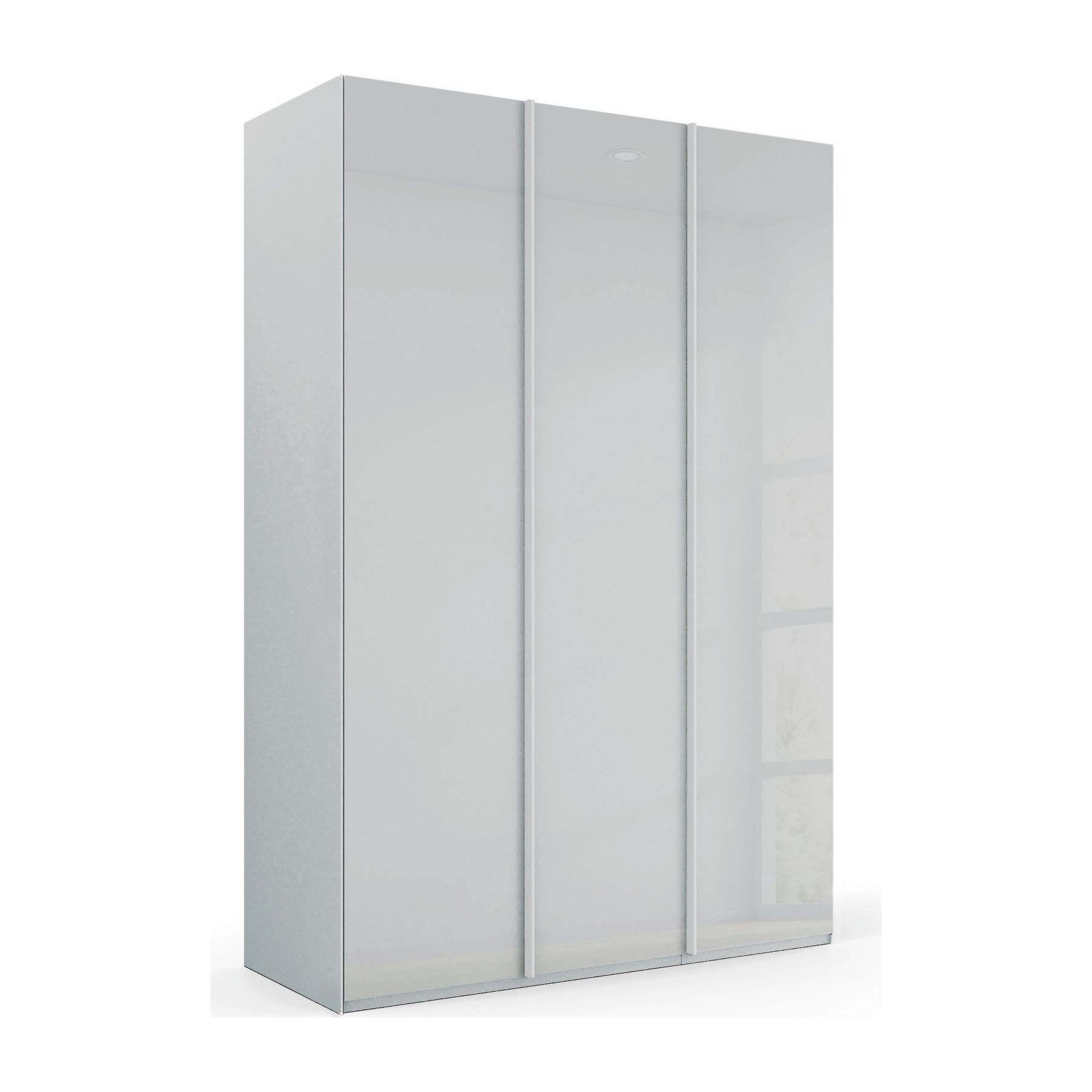 Symphony 151cm Glass 3 Door Wardrobe