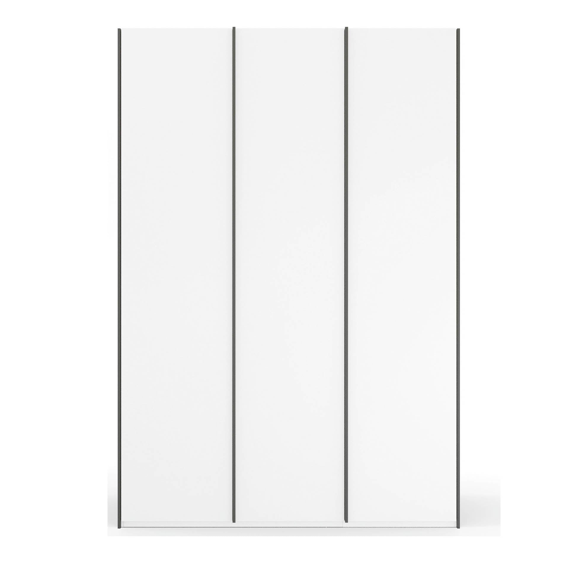 Symphony 151cm Decor 3 Door Hinged Wardrobe