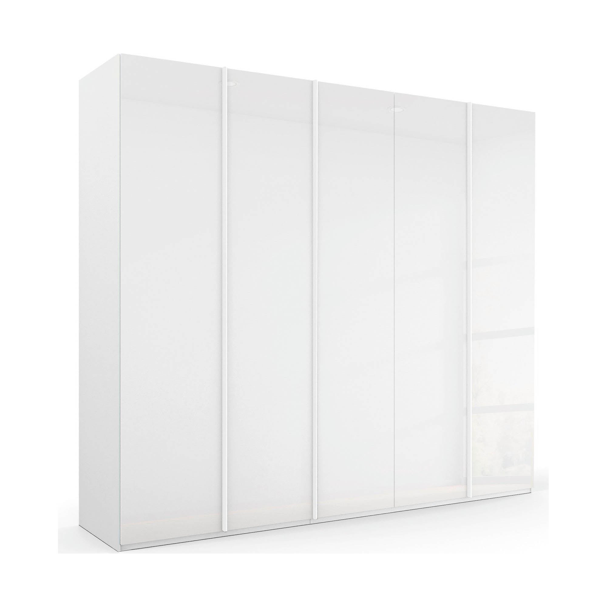 Symphony 251cm Glass Large 5 Door Wardrobe