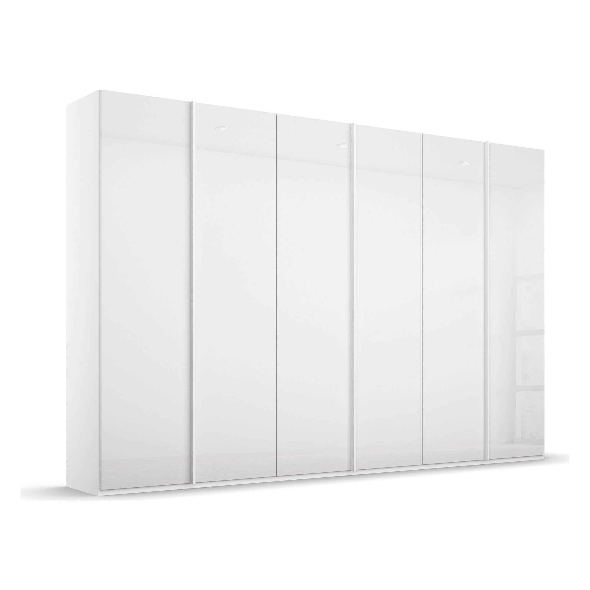 Symphony 301cm Glass 6 Door Hinged Wardrobe