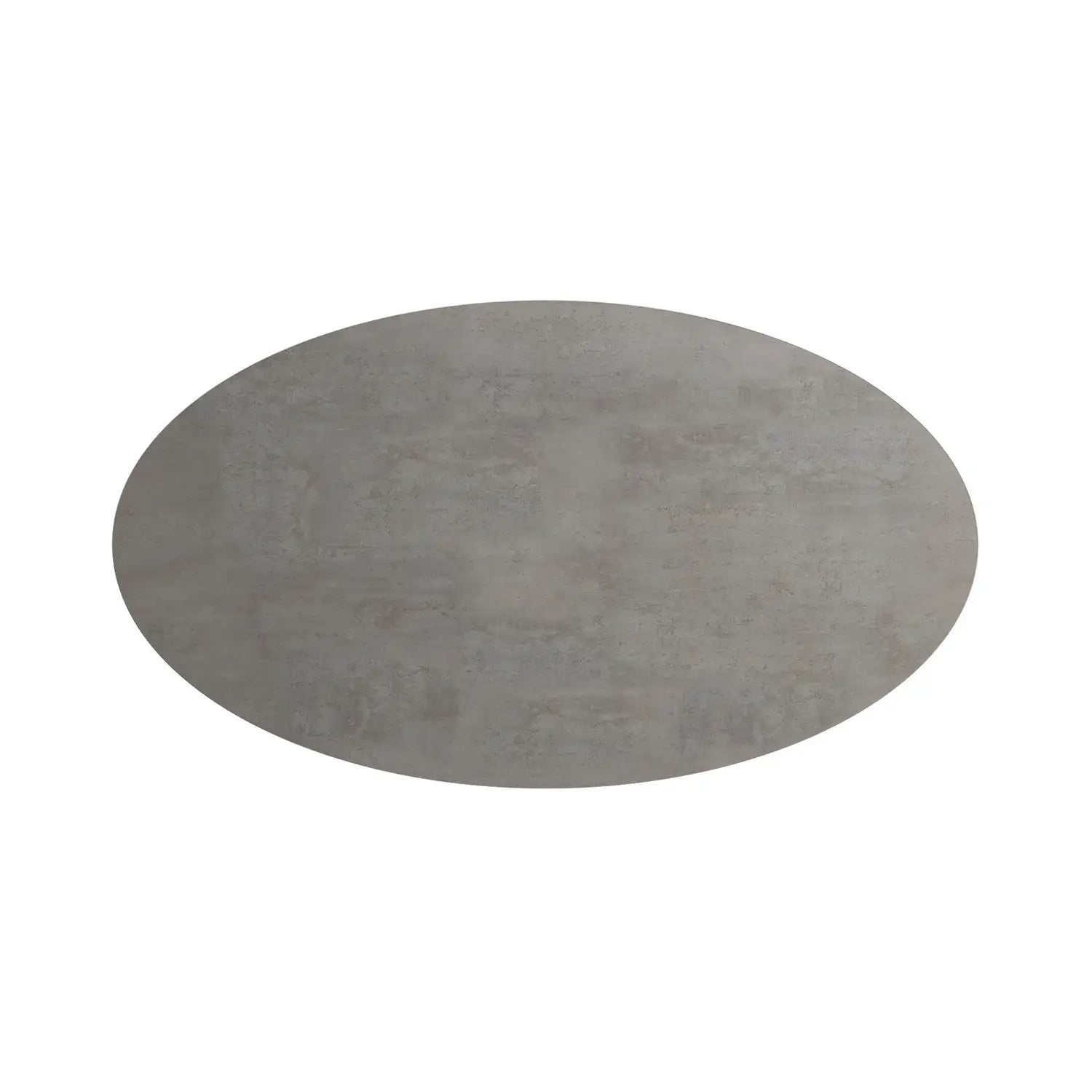 Ria 160cm Oval Light Grey Melamine Dining Table