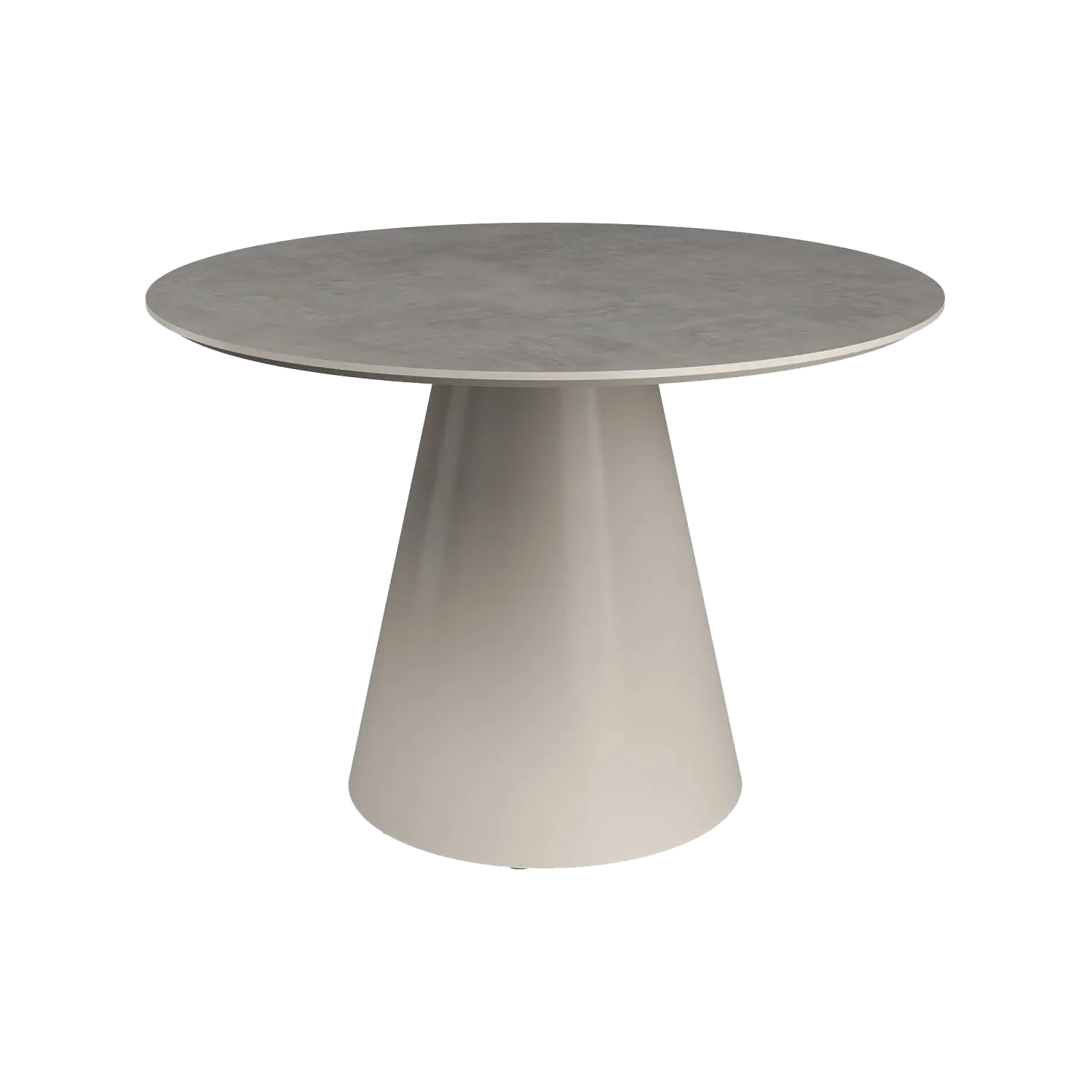Ria 120cm Round Light Grey Melamine Dining Table