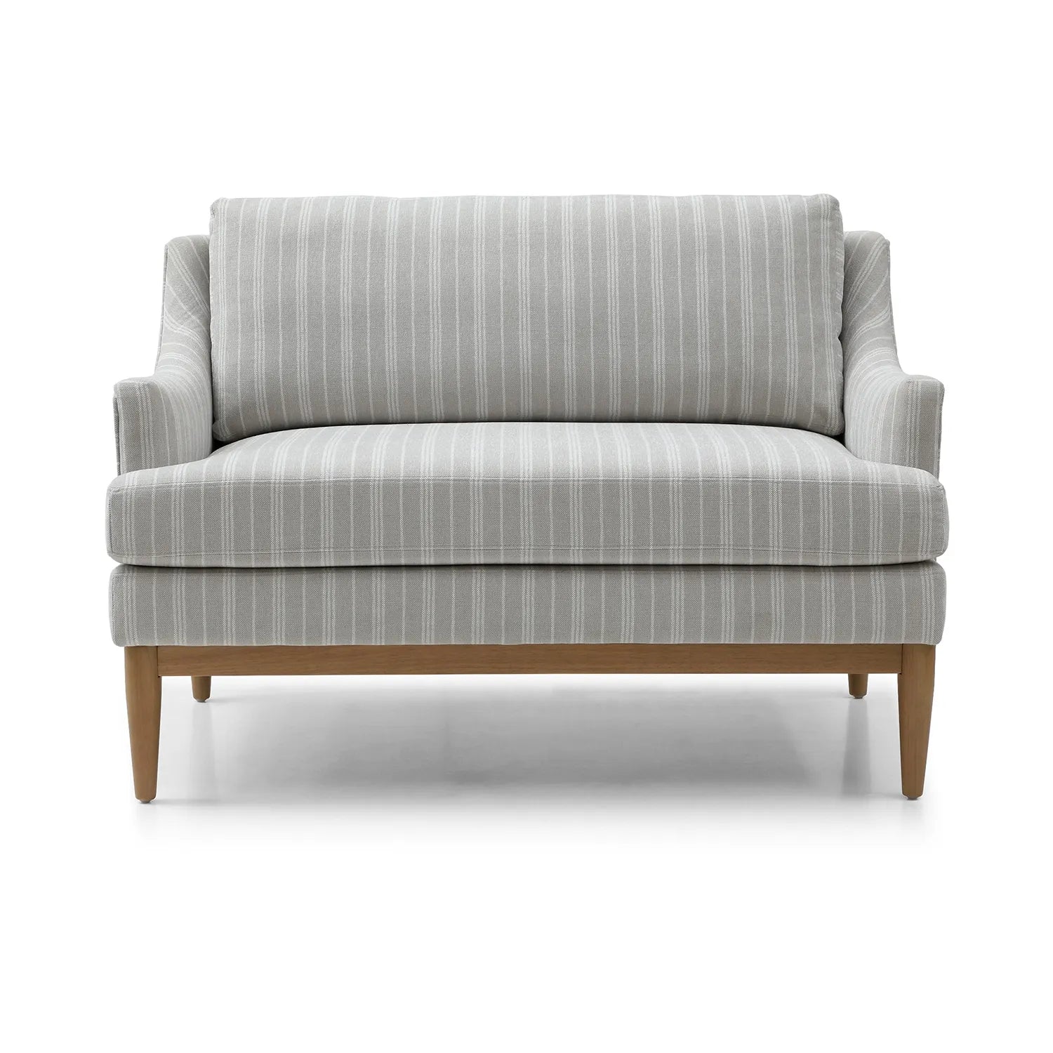 Rihanna Upholstered Loveseat with Wood Base