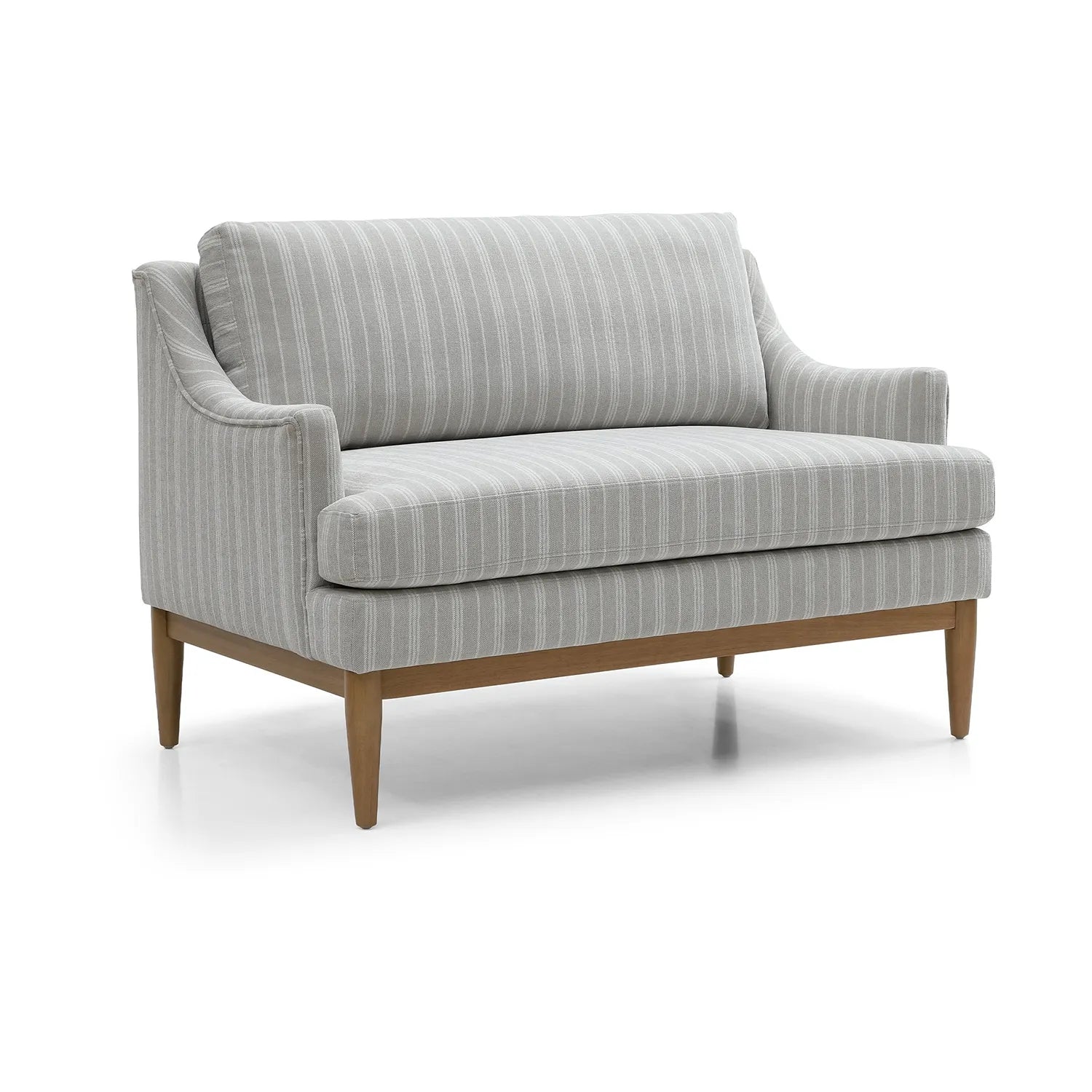 Rihanna Upholstered Loveseat with Wood Base