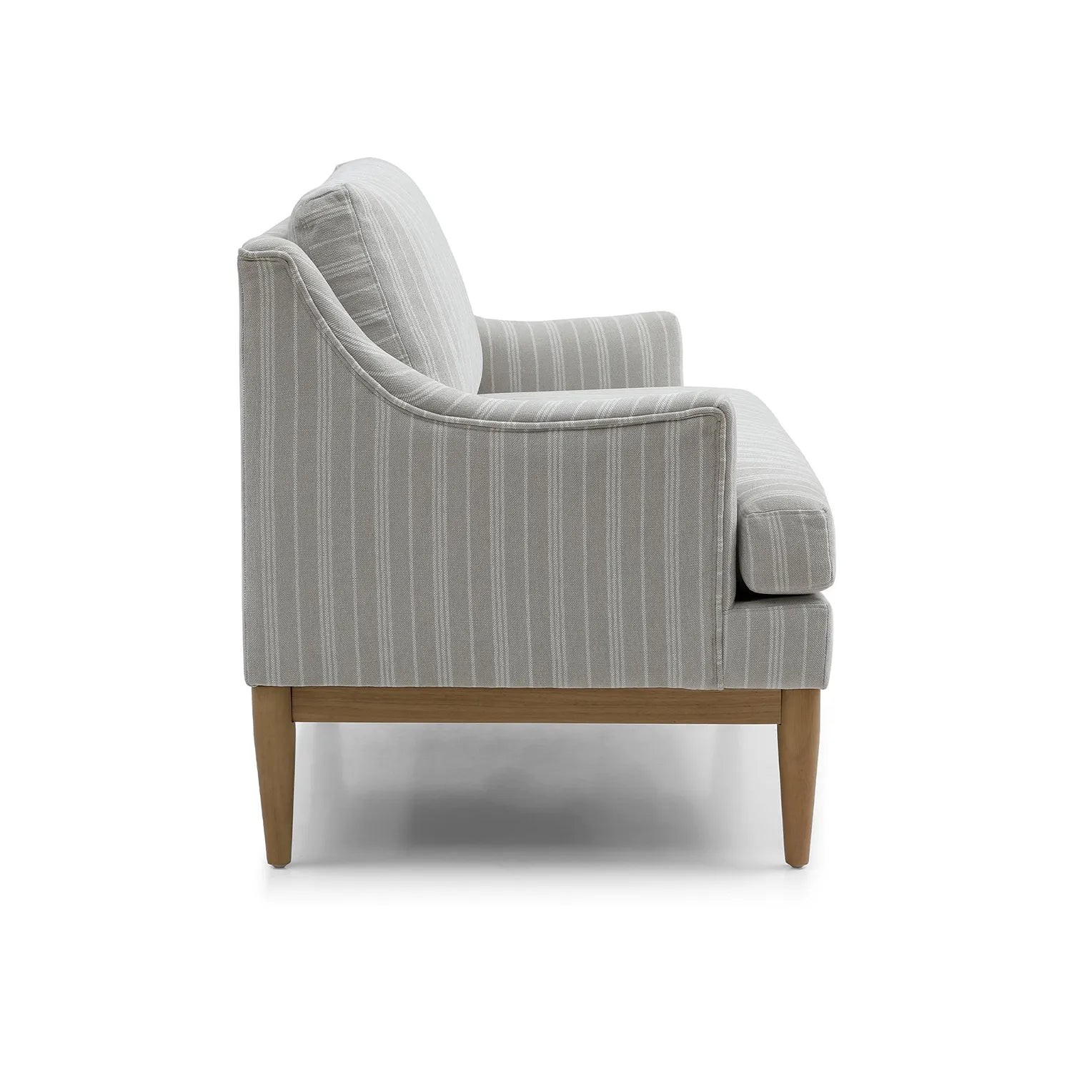 Rihanna Upholstered Loveseat with Wood Base