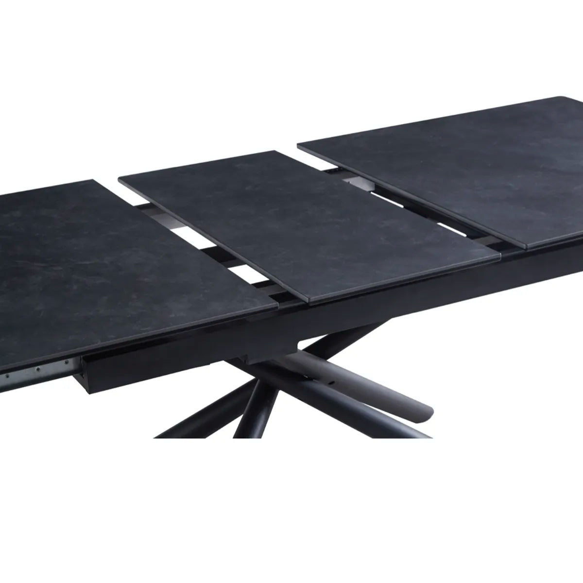 Roberto 160-200cm Dark Grey Extendable Dining Table