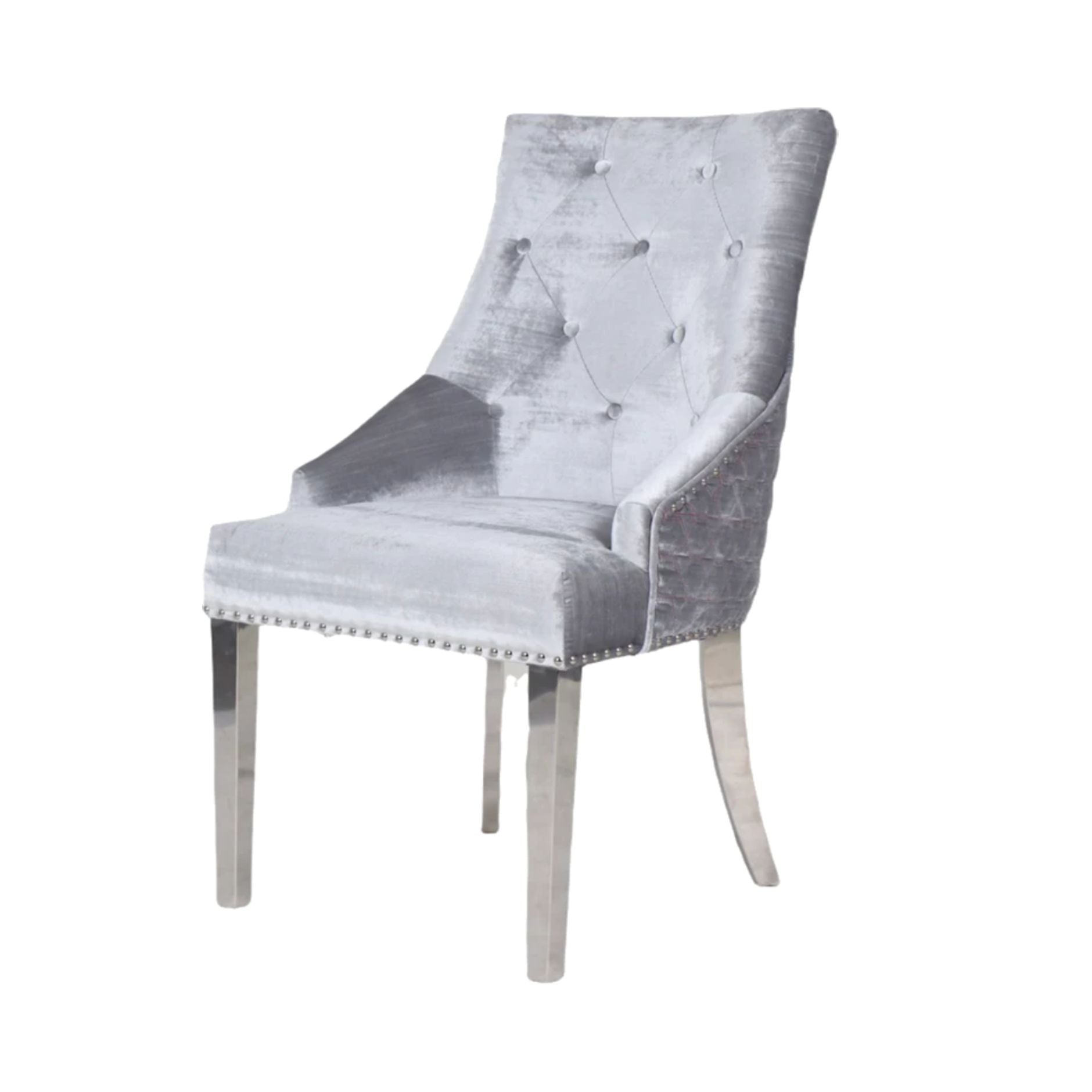 Newcastle Small Grey Marble Dining Table and 4 Chairs