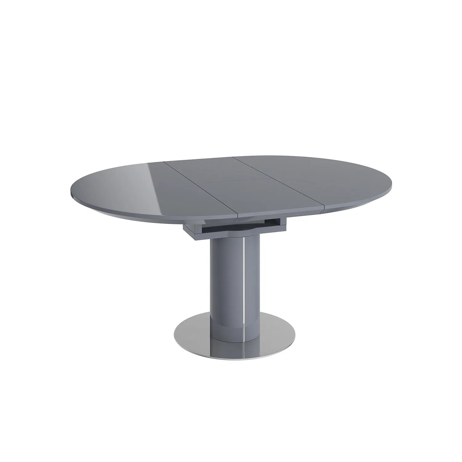 Romeo Grey Round Extending Dining Table