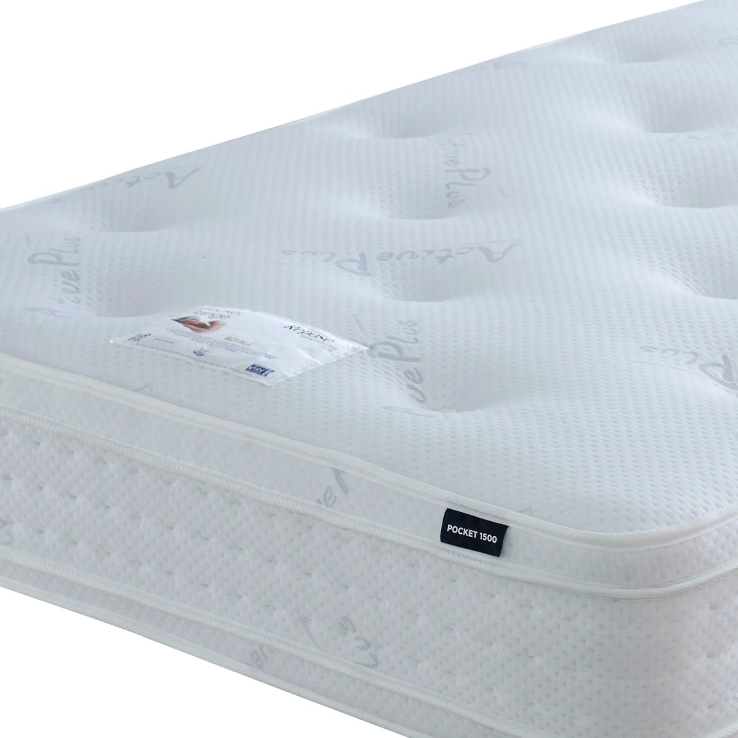 Repose Royale Ortho Open Coil Mattress, also available in 2000, 1500 and 1000 pocket spring  - Mattress Detail Image 