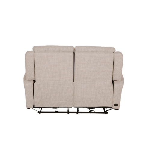 Dylan Mushroom Fabric  Seater Power Recliner Sofa