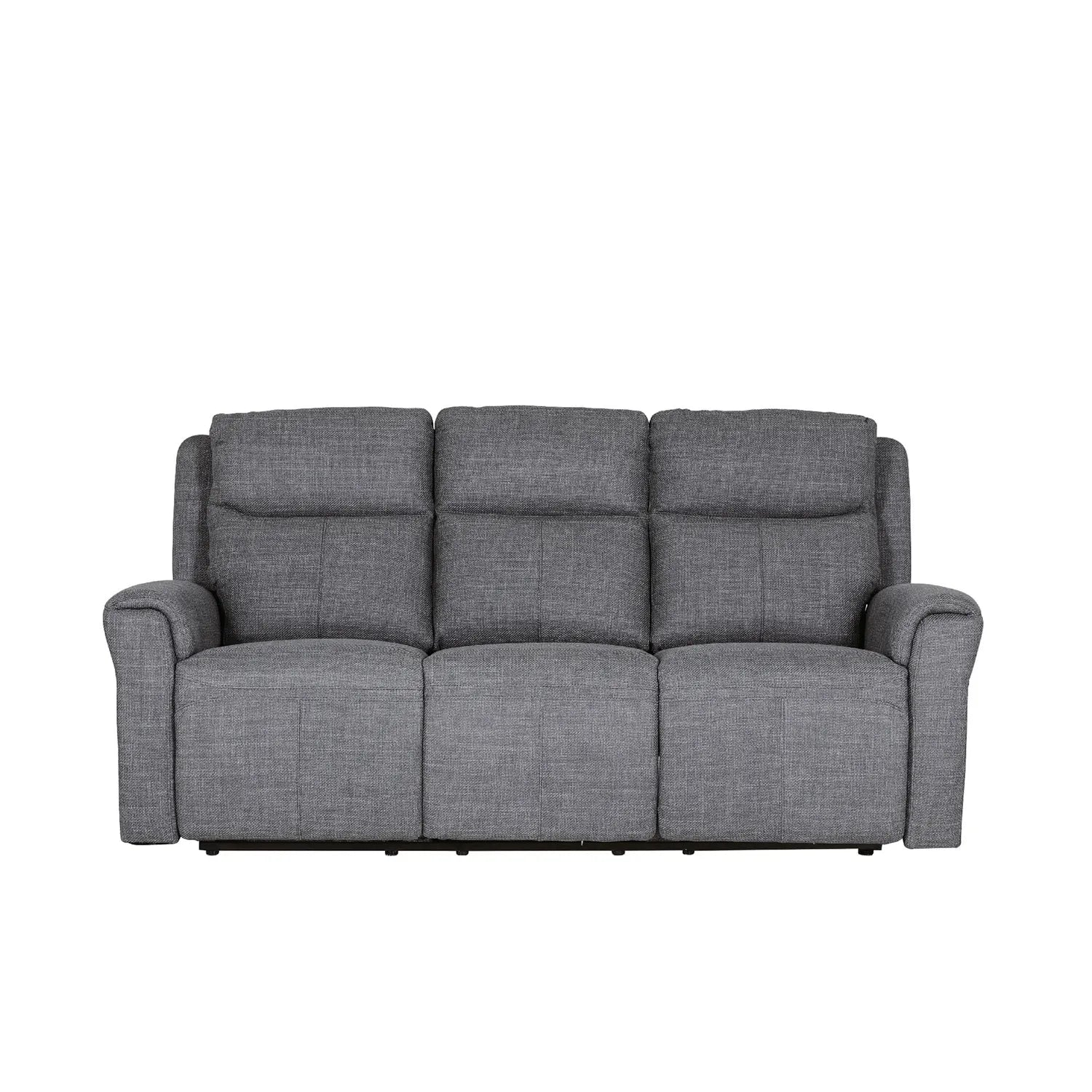 Dylan Charcoal Fabric 3 Seater Power Recliner Sofa