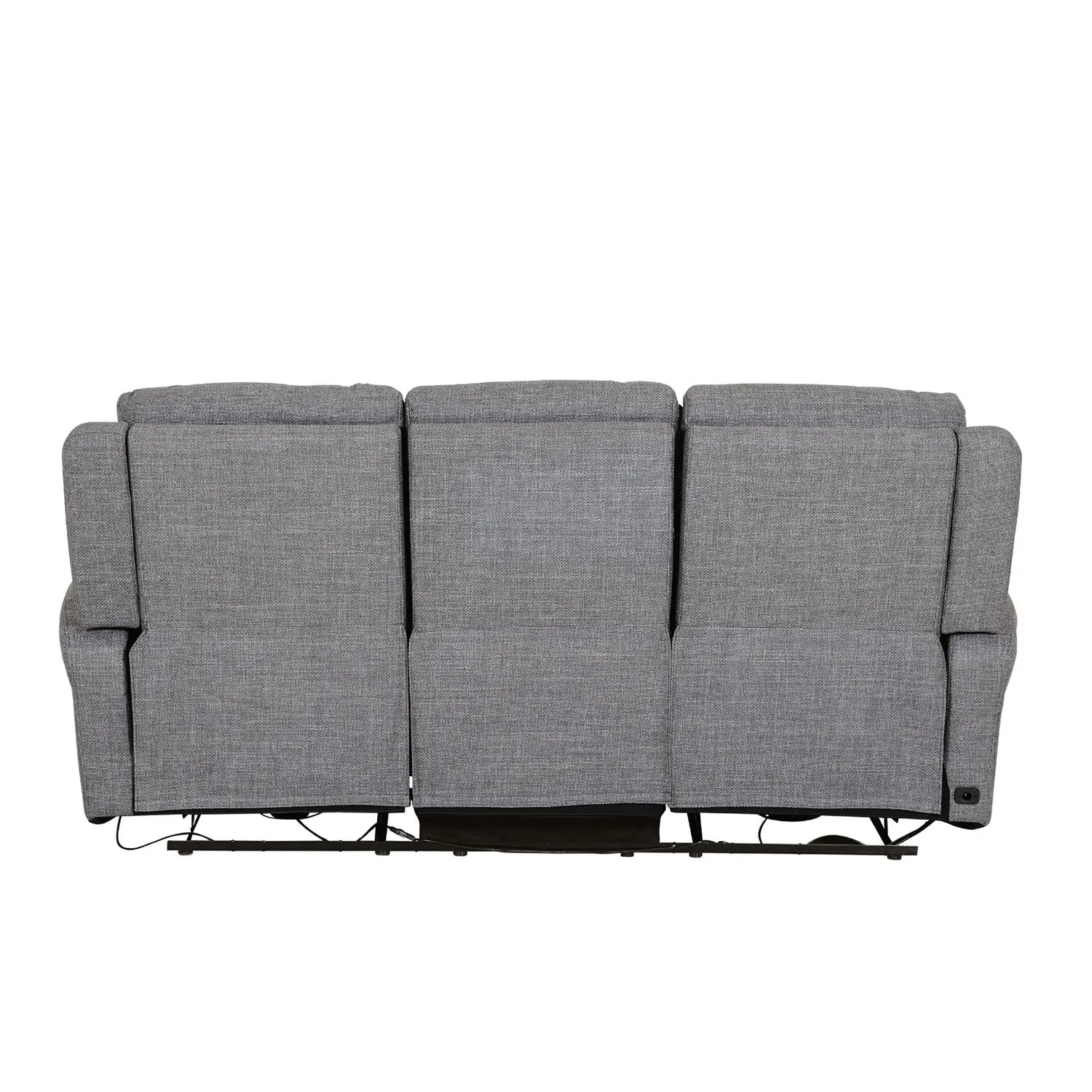 Dylan Charcoal Fabric 3 Seater Power Recliner Sofa