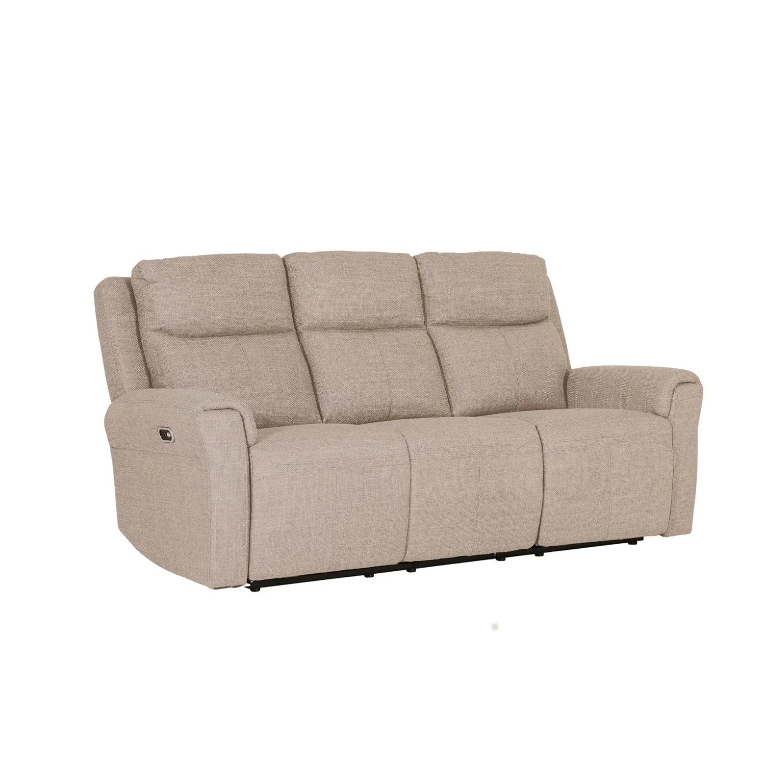 Dylan Charcoal Fabric 3 Seater Power Recliner Sofa