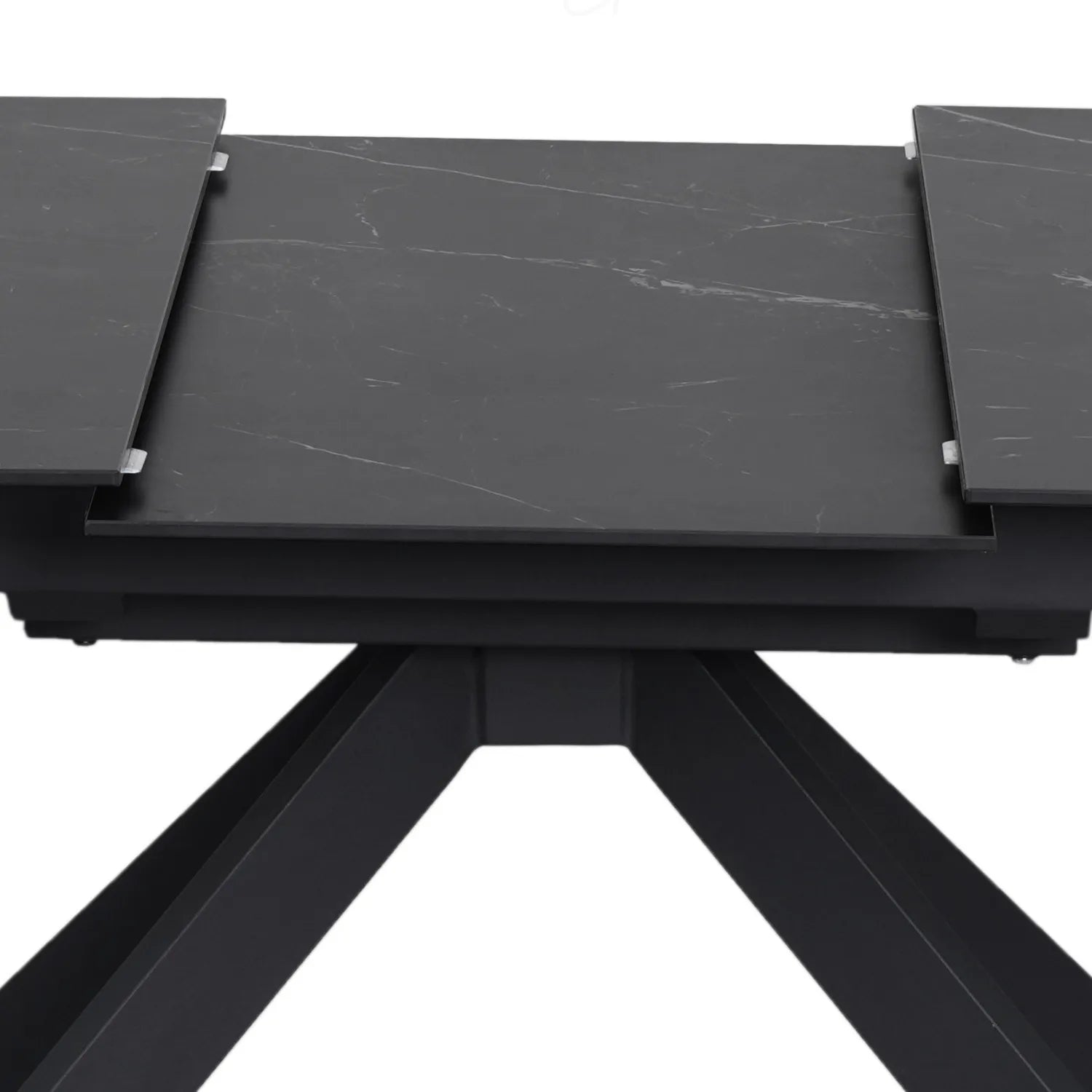 Russo Black Ceramic Extending Dining Table