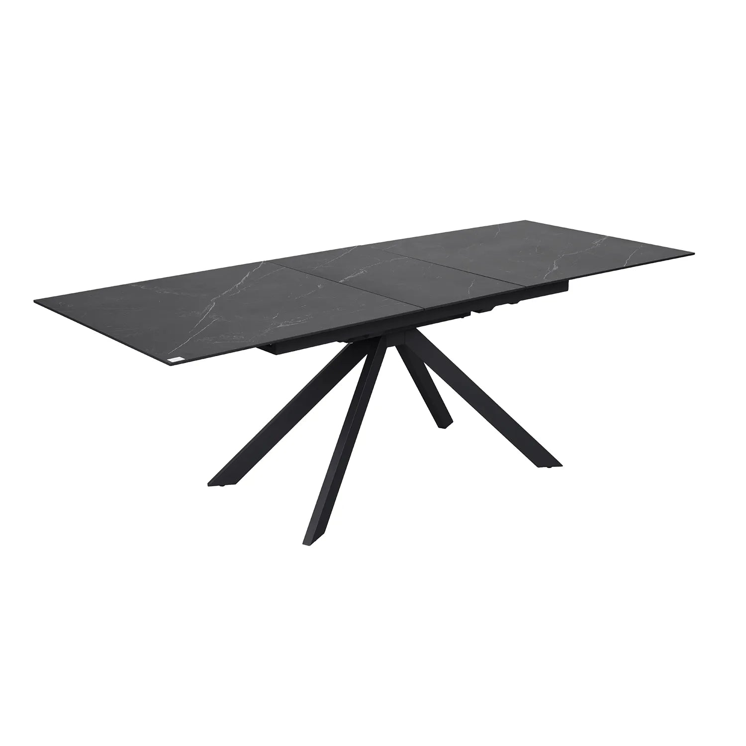 Russo Black Ceramic Extending Dining Table