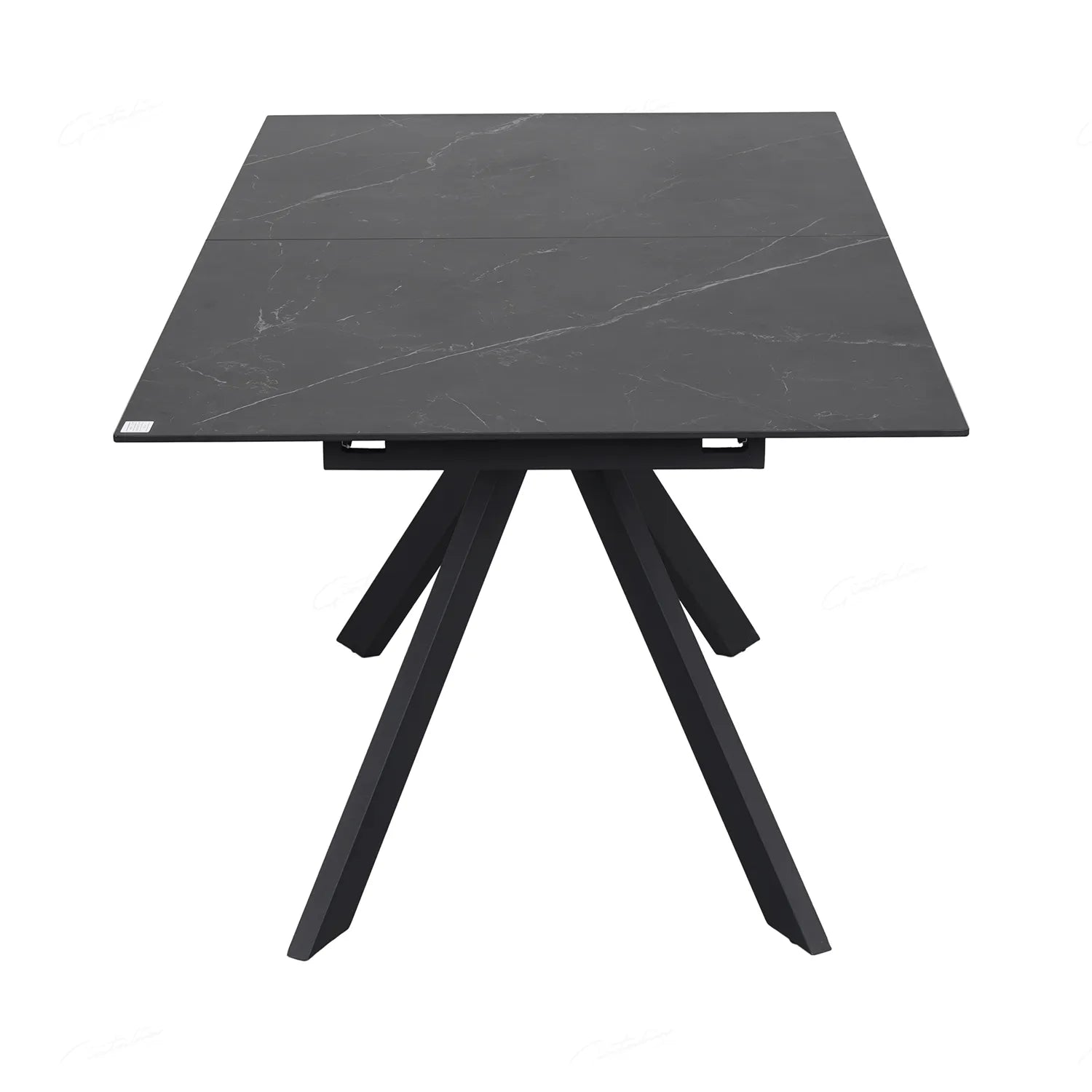 Russo Black Ceramic Extending Dining Table