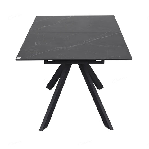 Russo Black sintered stone Extending Dining Table