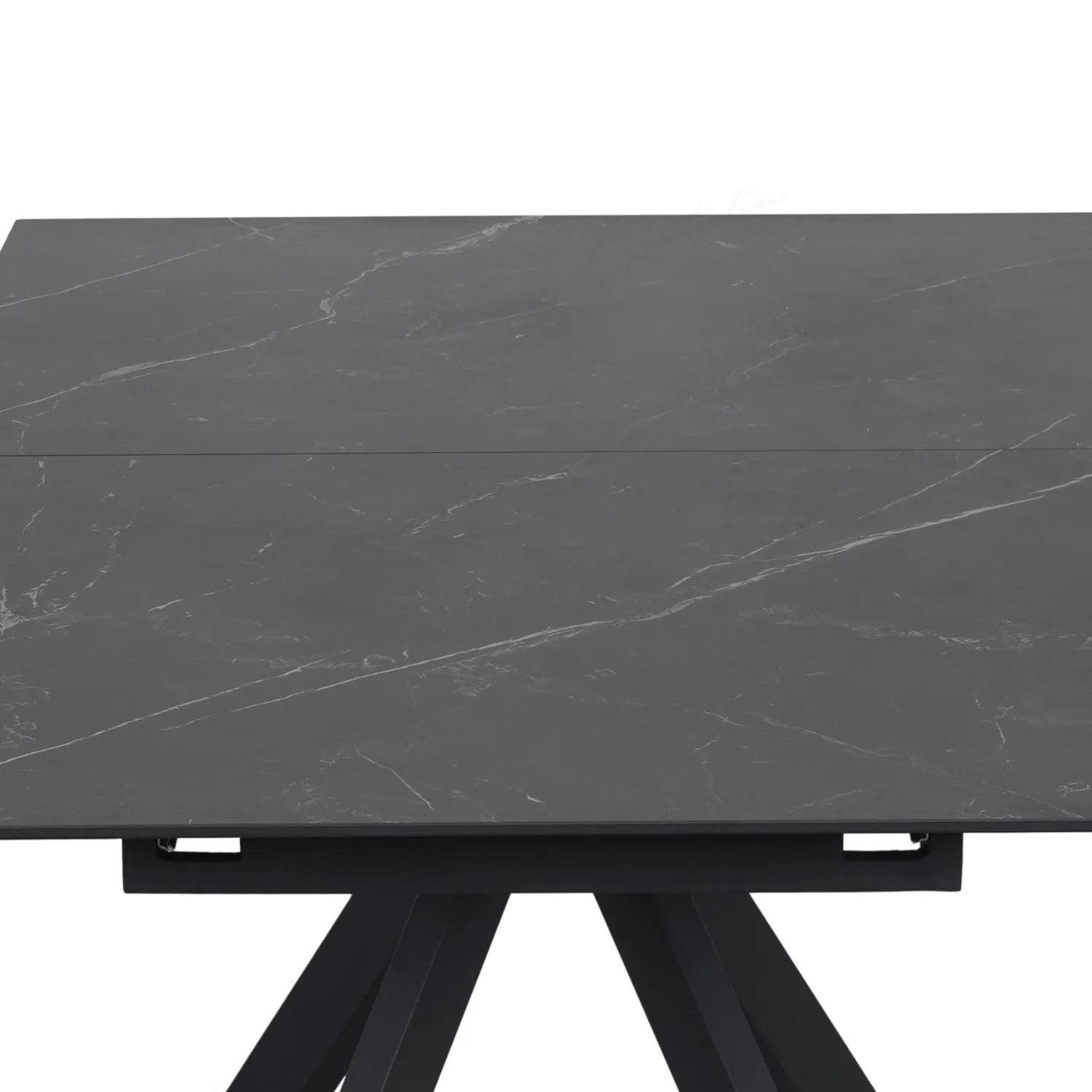 Russo Black Ceramic Extending Dining Table