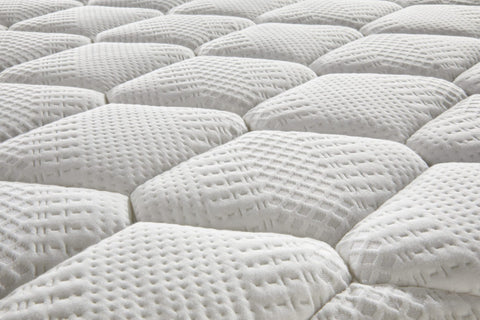 SleepSoul Bliss 800 Pocket Memory Pillow Top Mattress – Experience unparalleled comfort with three layers of plush foam, anti-roll technology, and 800 individual pocket springs. Elevate your sleep to pure bliss. Available in Single, Double, King, and Super King Size. - Top Layer view