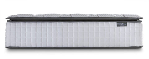 SleepSoul Bliss 800 Pocket Memory Pillow Top Mattress – Experience unparalleled comfort with three layers of plush foam, anti-roll technology, and 800 individual pocket springs. Elevate your sleep to pure bliss. Available in Single, Double, King, and Super King Size. - Depth View