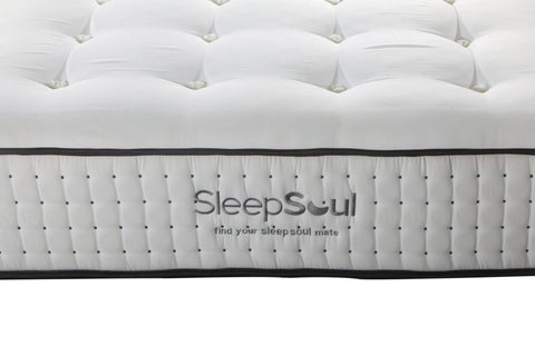 SleepSoul Harmony 1000 Pocket Sprung Tufted Mattress, Experience supreme comfort with memory foam, convoluted foam, and 1000 pocket springs. Size, Single, Double, King and Super King or Small Double. 10-year warranty - Depth View