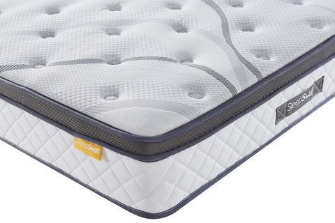 SleepSoul Heaven Mattress – A plush and supportive haven for a restful night's sleep, featuring 1000 pocket springs, coolgel layer, and a luxurious euro top. Endorsed by Which? as a Best Buy. Backed by a 10-year warranty for lasting comfort. Available Size, Single Mattress, Double Mattress, King Mattress, Super King Mattress, Box Up Mattress - 009