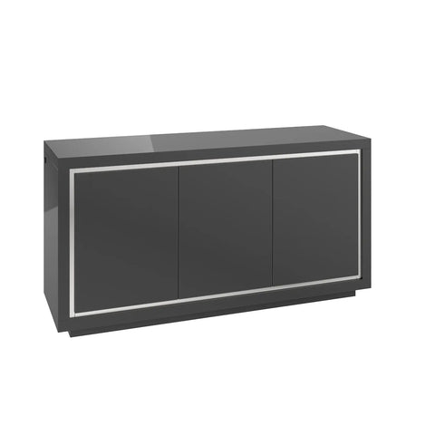 Salerno 3 Door High Gloss Sideboard