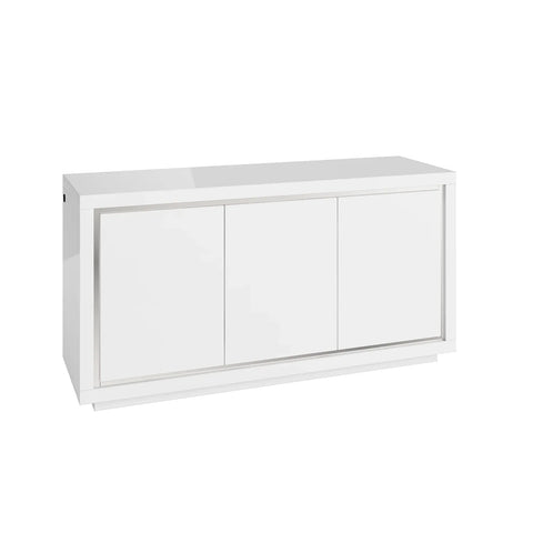 Salerno 3 Door High Gloss Sideboard