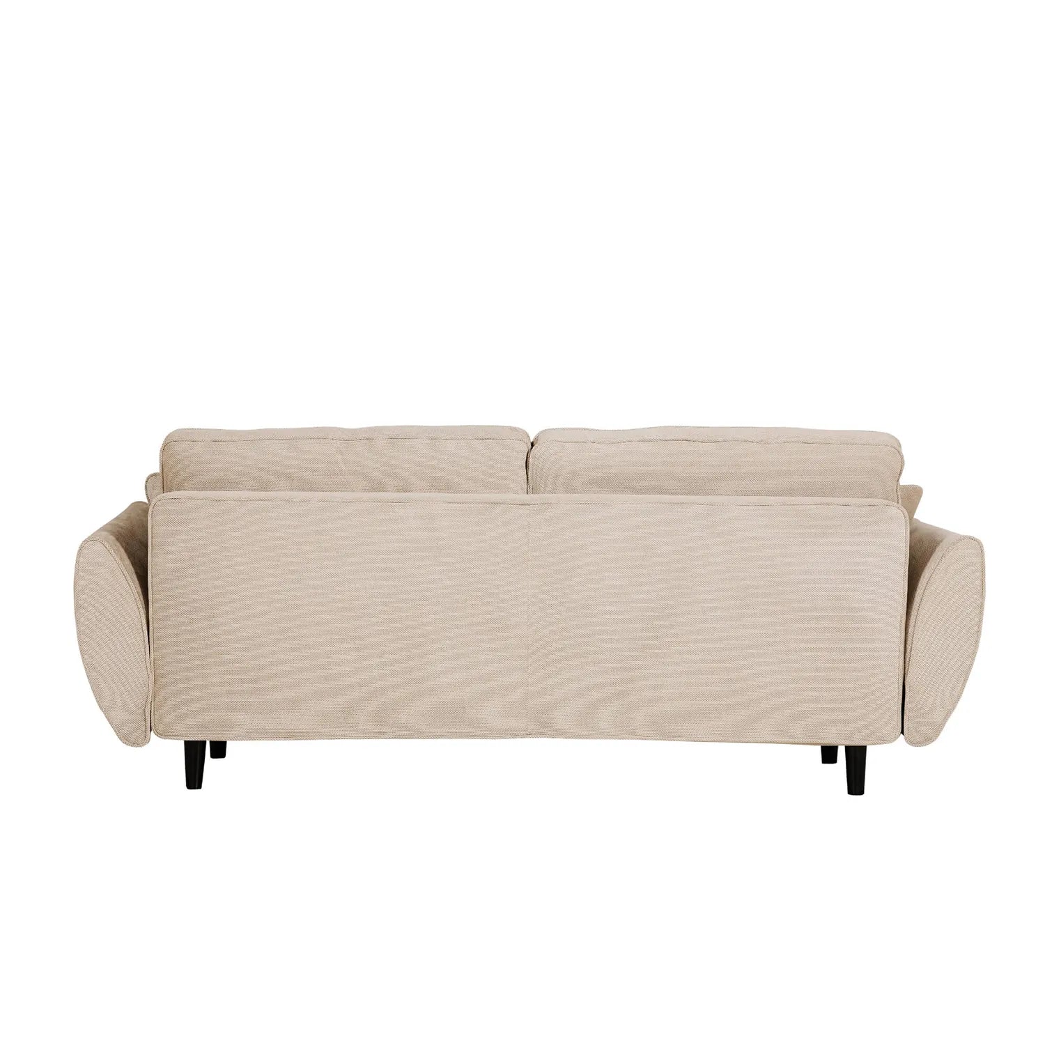 Salina Cream Fabric Click Clack Sofa Bed