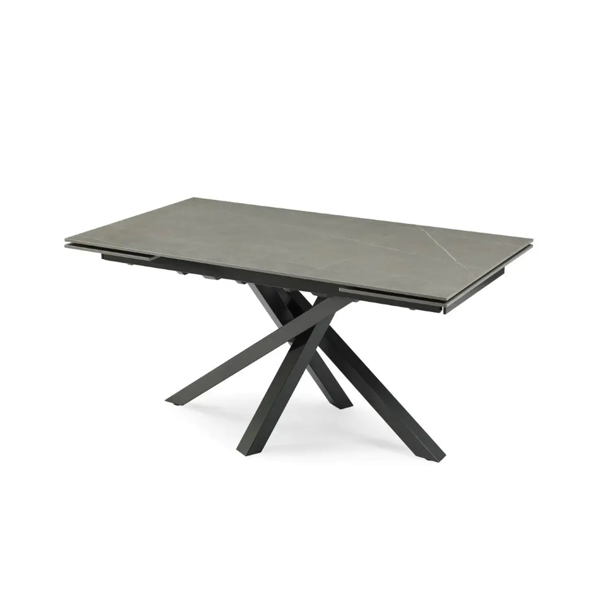 Samurai Extending Dining Table 160-240cm Matt Grey - 001