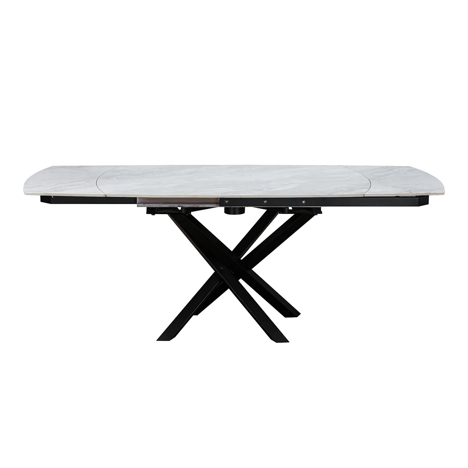 Savannah Ceramic Swivel Extending Dining Table