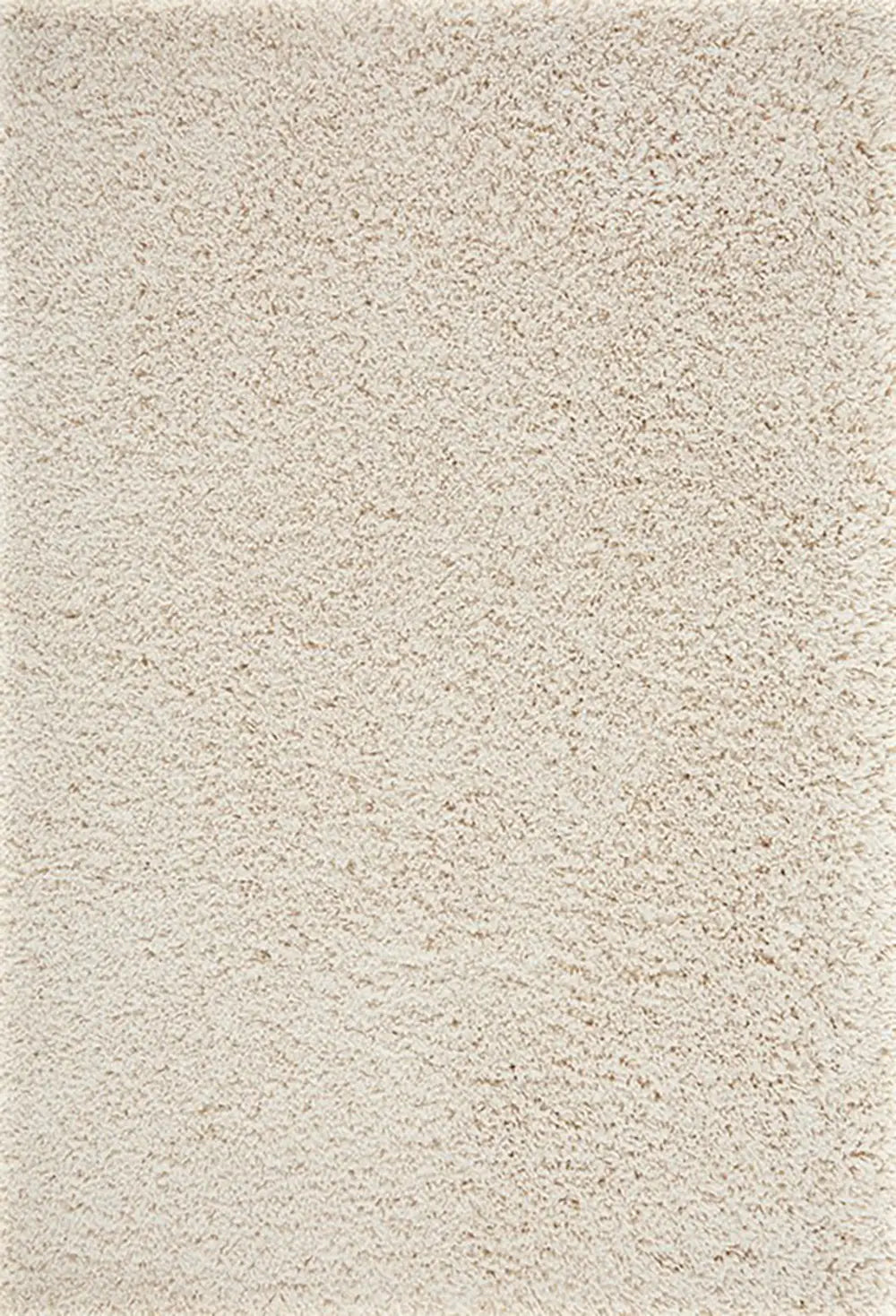 Serene Shaggy Soft Plain Rug, available in Charcoal, Cream, Grey, Gold, Beige, Pink, Red and Sage Green. Available in 5 sizes-Main Image-Cream