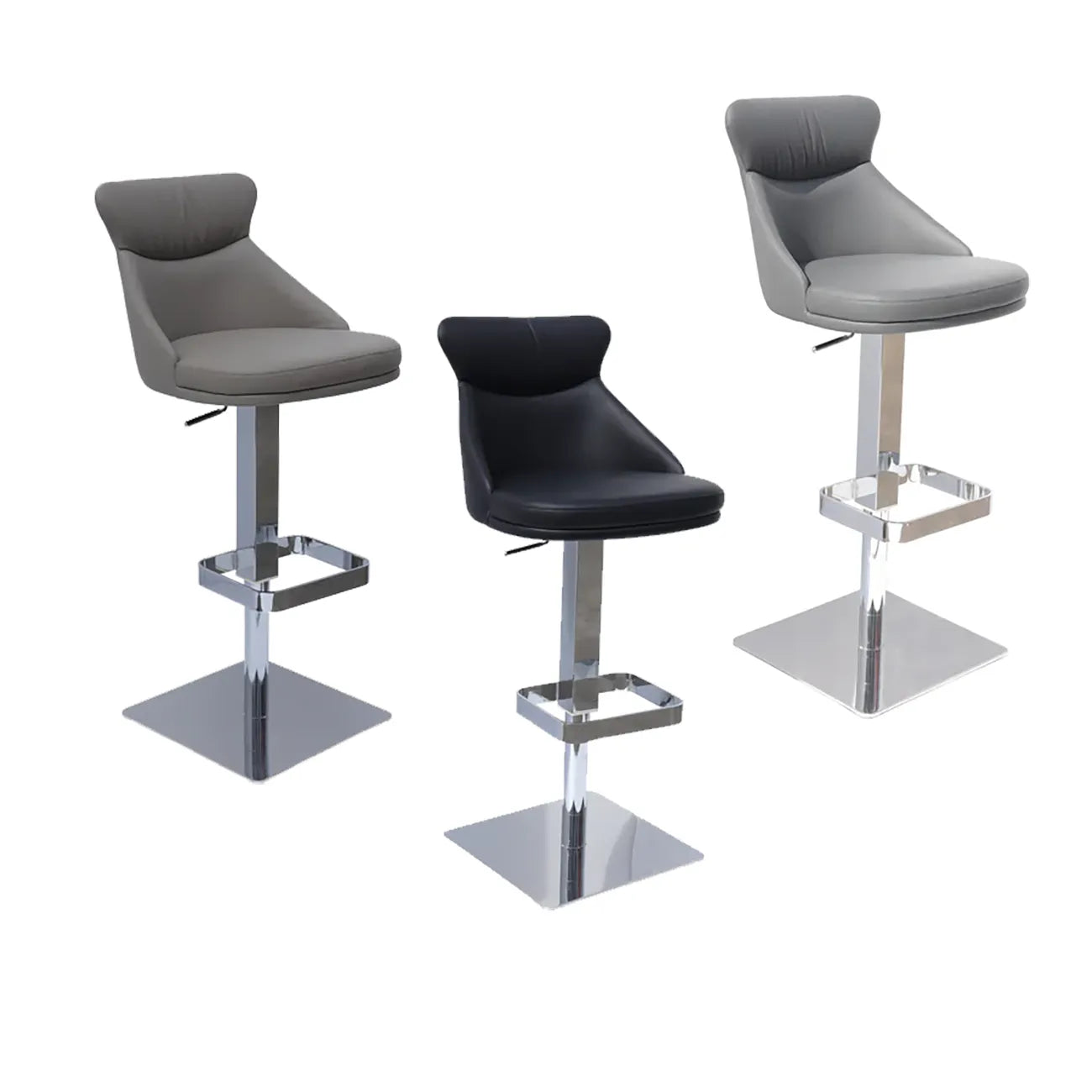 Sergio Leather Bar Stools