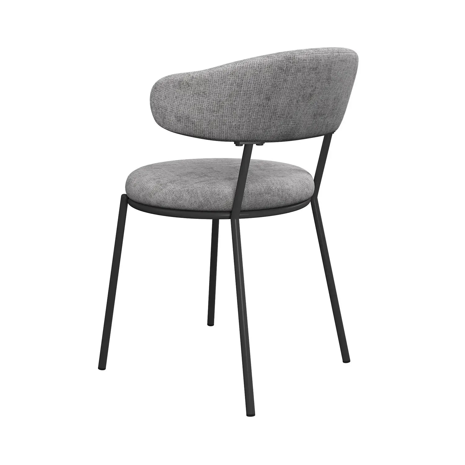 Ria Grey Round Set of 4 Dining Chairs