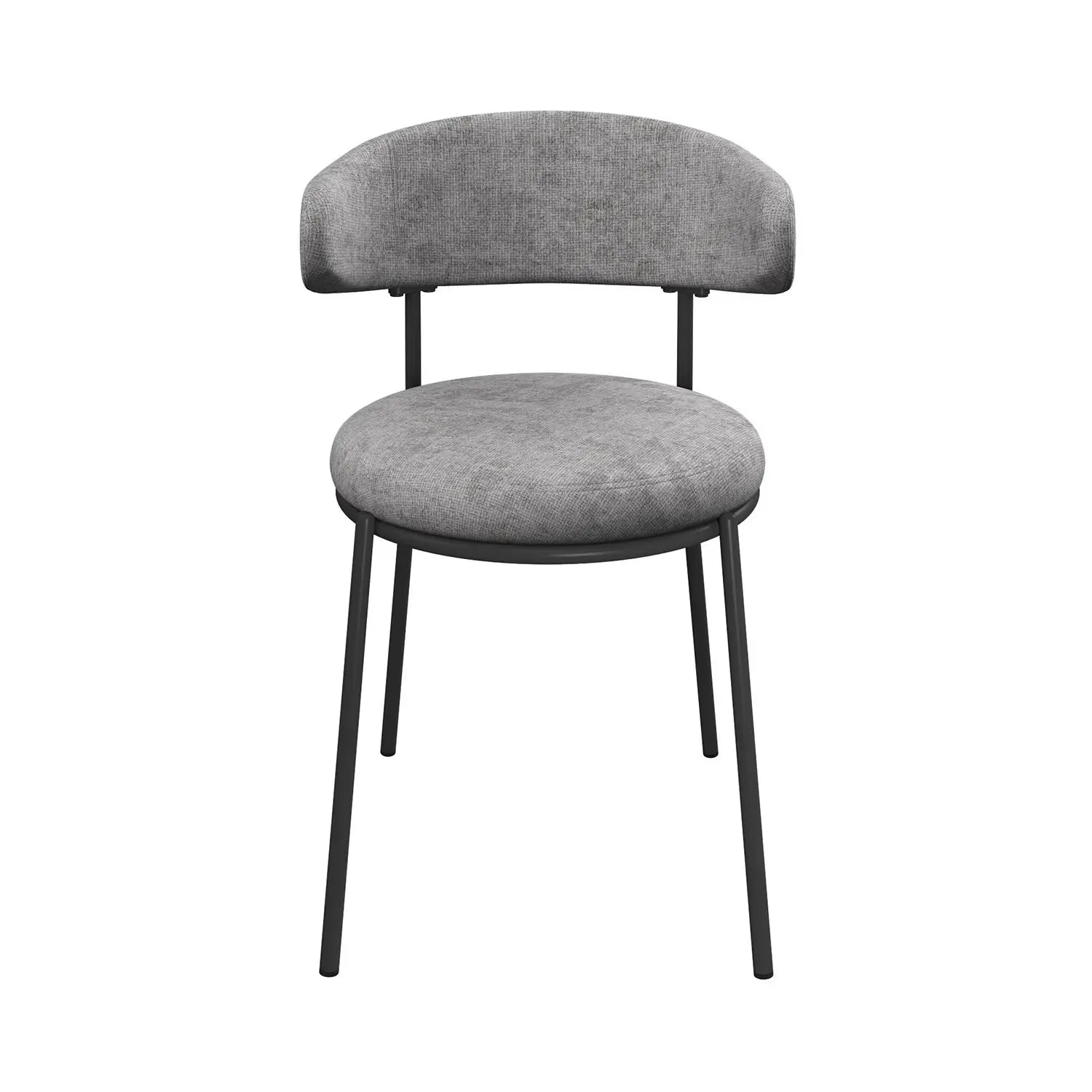 Ria Grey Round Set of 4 Dining Chairs